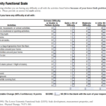 lower extremity functional scale