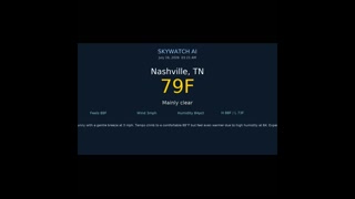 Video thumbnail: Weather Report: Nashville, TN