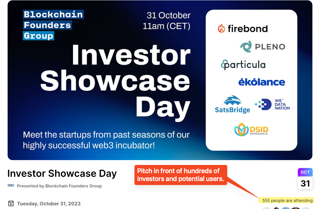 investor showcase