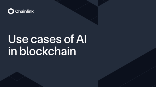 Use Cases of AI in Blockchain