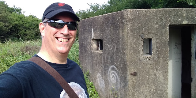 A Type 28 PillBox - one of several guarding the Eastern Perimeter of the site overlooking the Ingreborne river valley.