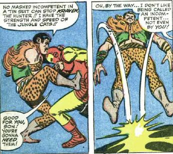 So pathetic, he didn't even deserve an on-panel punch