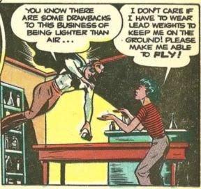 Me, I've always been fond of walking on the floor...