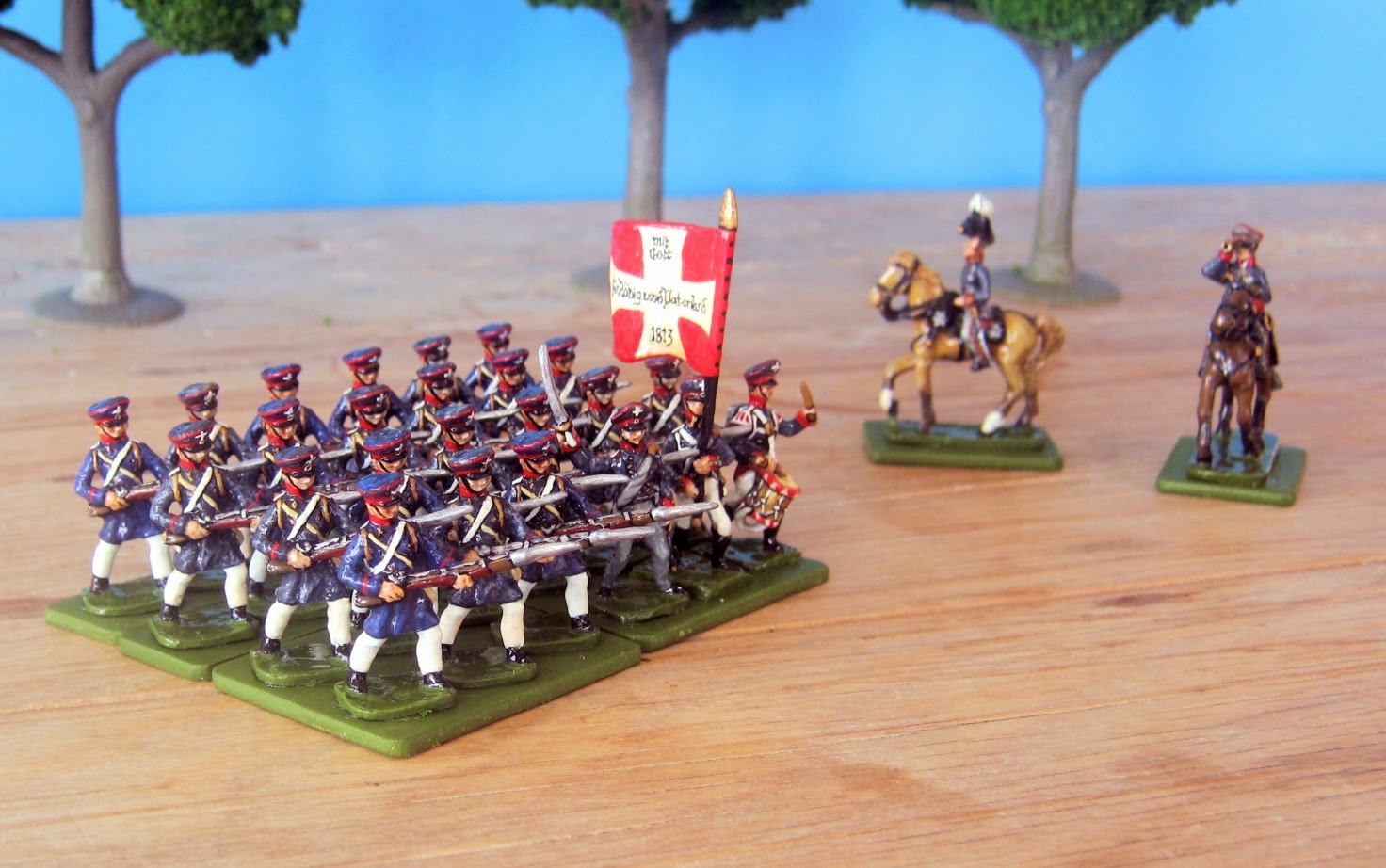 Hinton Hunt Prussian Landwehr Infanry Charging Hinton Hunt Prussian Landwehr Infanry Charging