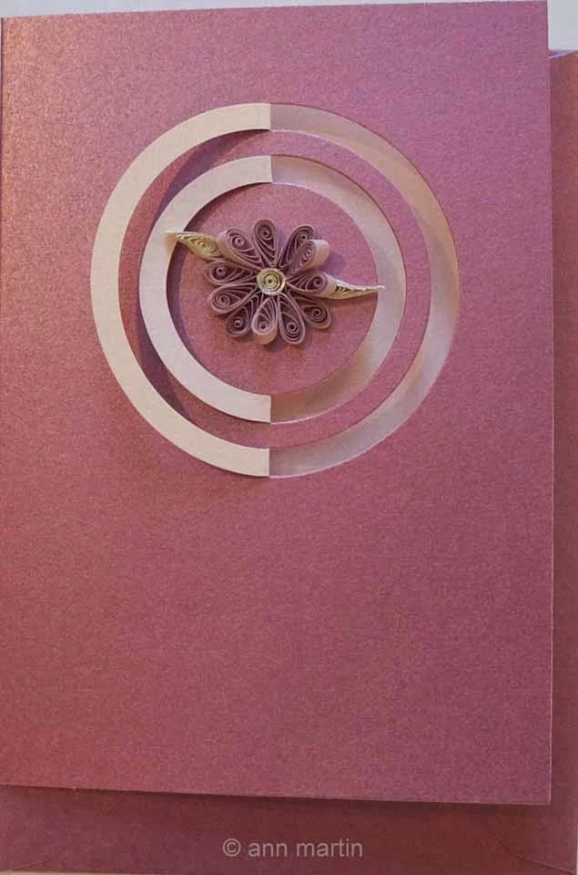 Simple Quilled Flower Card