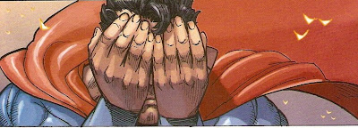 Kal-El plays peek-a-boo