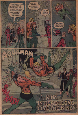Aquaman in The King is Dead; Long Live the King from Adventure Comics #436