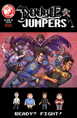 Cover of Double Jumpers #2 from Action Lab Entertainment Cover of Double Jumpers #2 from Action Lab Entertainment