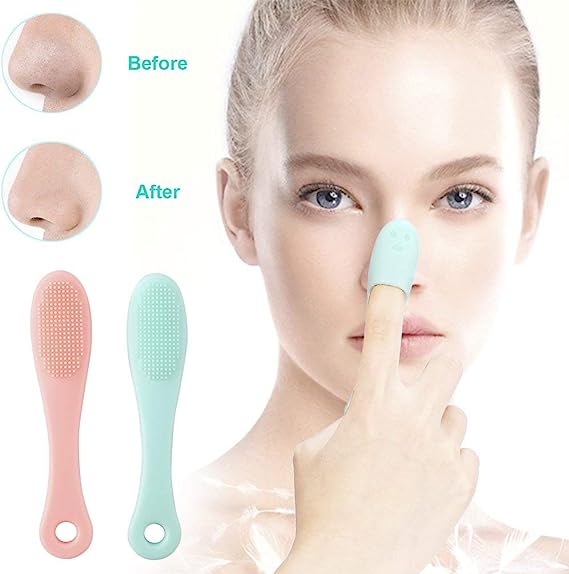 Finger Shape Silicone Face Pore Cleansing Brush Available on Amazon and AliExpress