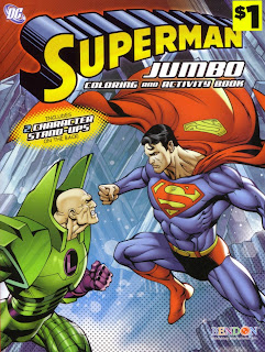Front cover of Superman Jumbo Coloring And Activity Book Front cover of Superman Jumbo Coloring And Activity Book