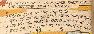 If you're going to write a parody song, couldn't you at least write on that works, where the verse scans, etc?