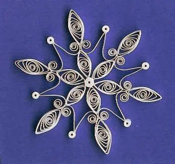 Quilled Paper Snowflake