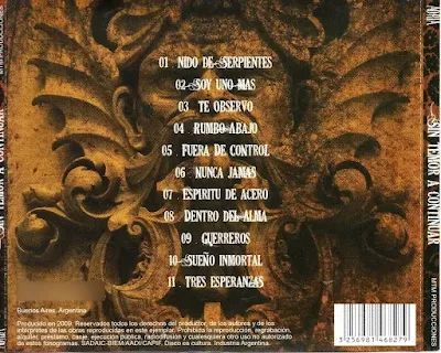 Aorta - Sin temor a continuar (2009) Aorta - Sin temor a continuar (2009)