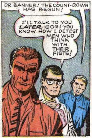Incredible Hulk #1, Bruce Banner and Igor Incredible Hulk #1, Bruce Banner and Igor
