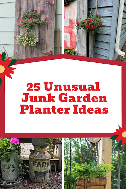 25 Unusual Junk Garden Planter Ideas