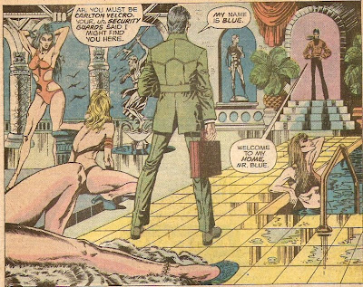 Villains love their lady-filled pools