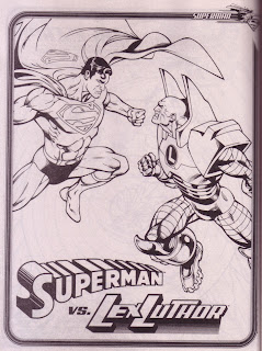 A Superman vs Lex Luthor pin-up from Superman Jumbo Coloring And Activity Book A Superman vs Lex Luthor pin-up from Superman Jumbo Coloring And Activity Book