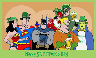 DC Heroes on St. Patrick's Day DC Heroes on St. Patrick's Day