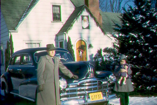 Dad, Betsy --and her dolly, Lulu about 1946 at our home in Big Stone Gap, VA
