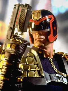 Sylvester Stallone as Judge Dredd