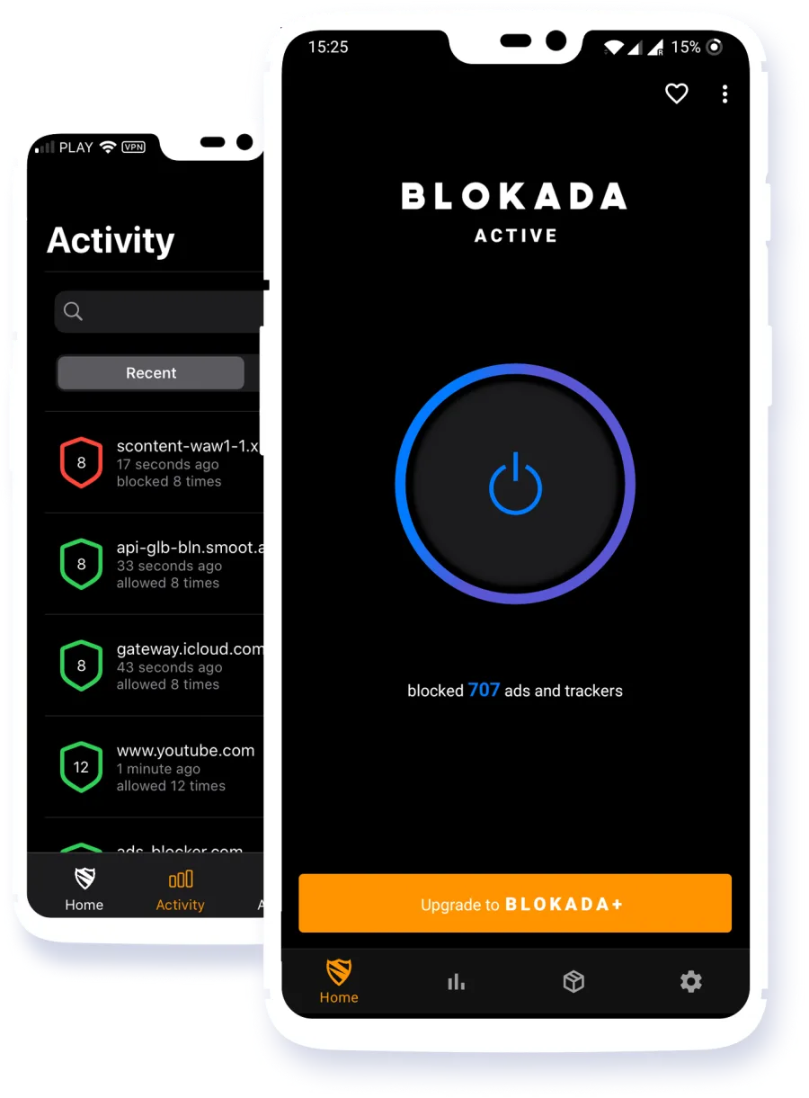 Blokada 5, the free ad blocker