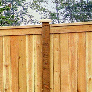 wood fence