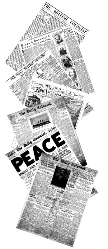 newspaper montage