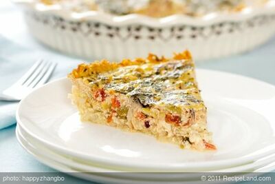 Tomato Lace Quiche