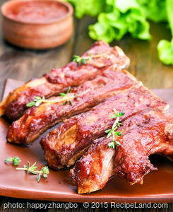 Barbecued Country Style Pork Ribs