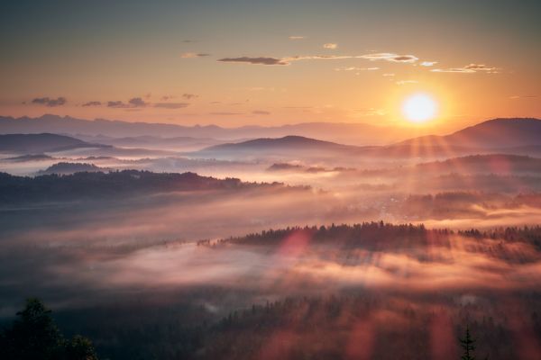 zonsopkomst,mist