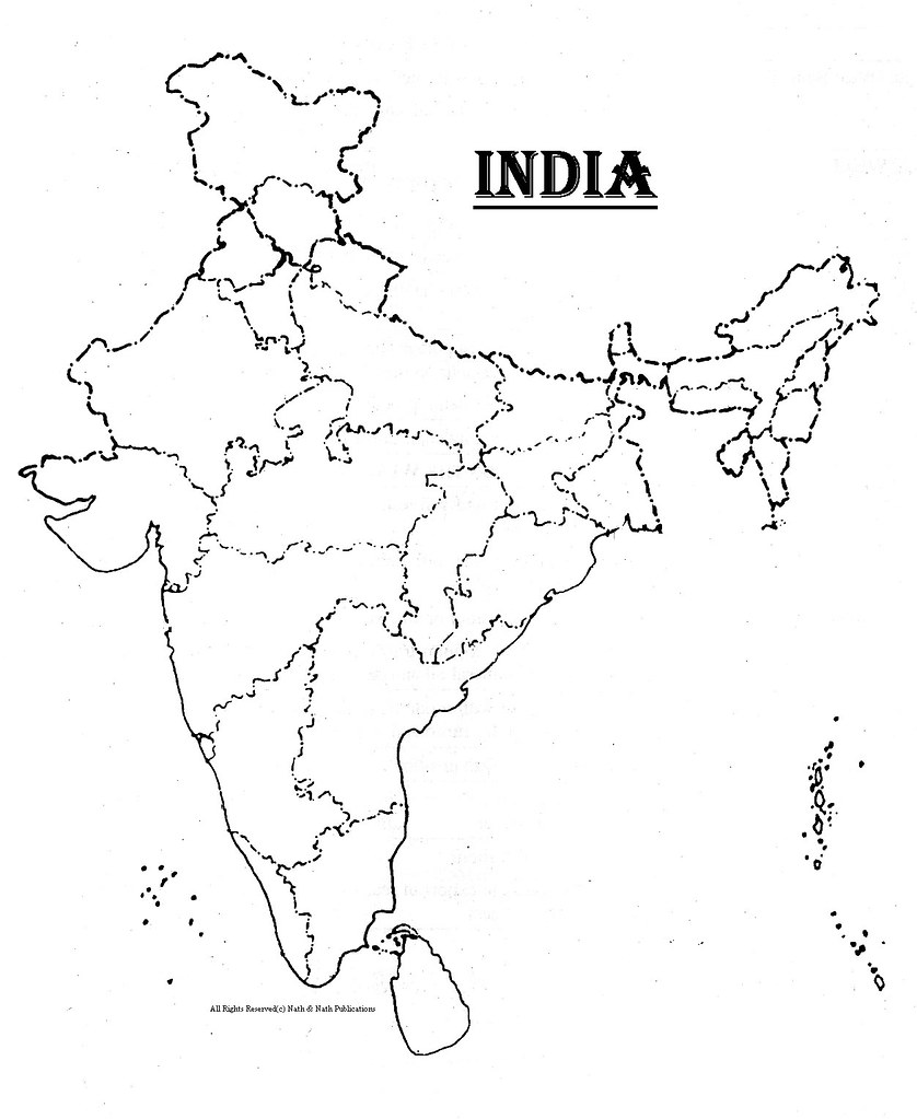 Blank political map of india - jestrading