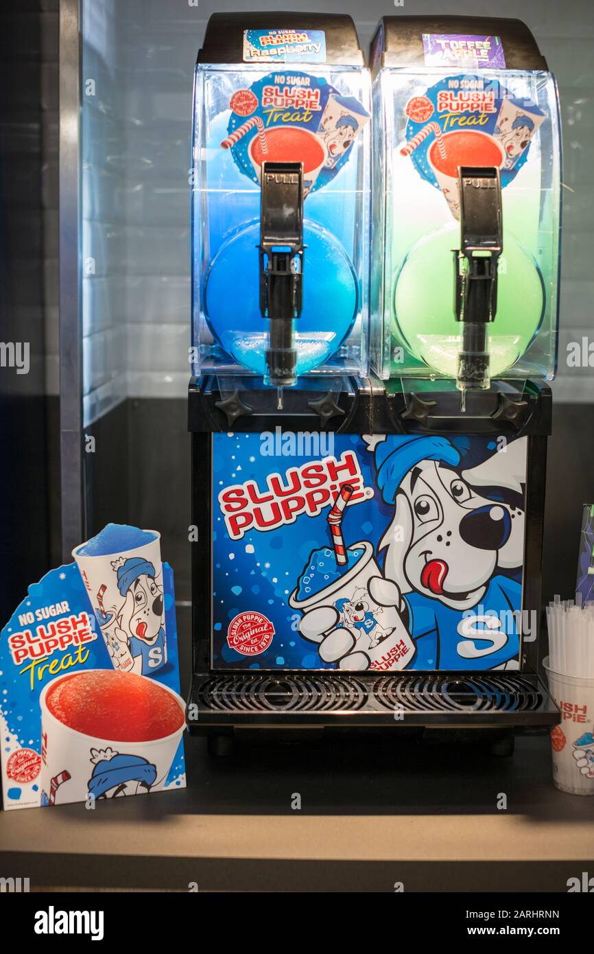 Slush Puppie machine Stock Photo