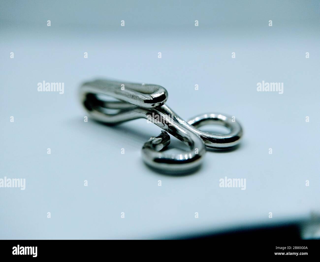 A picture of cloth hooks Stock Photo