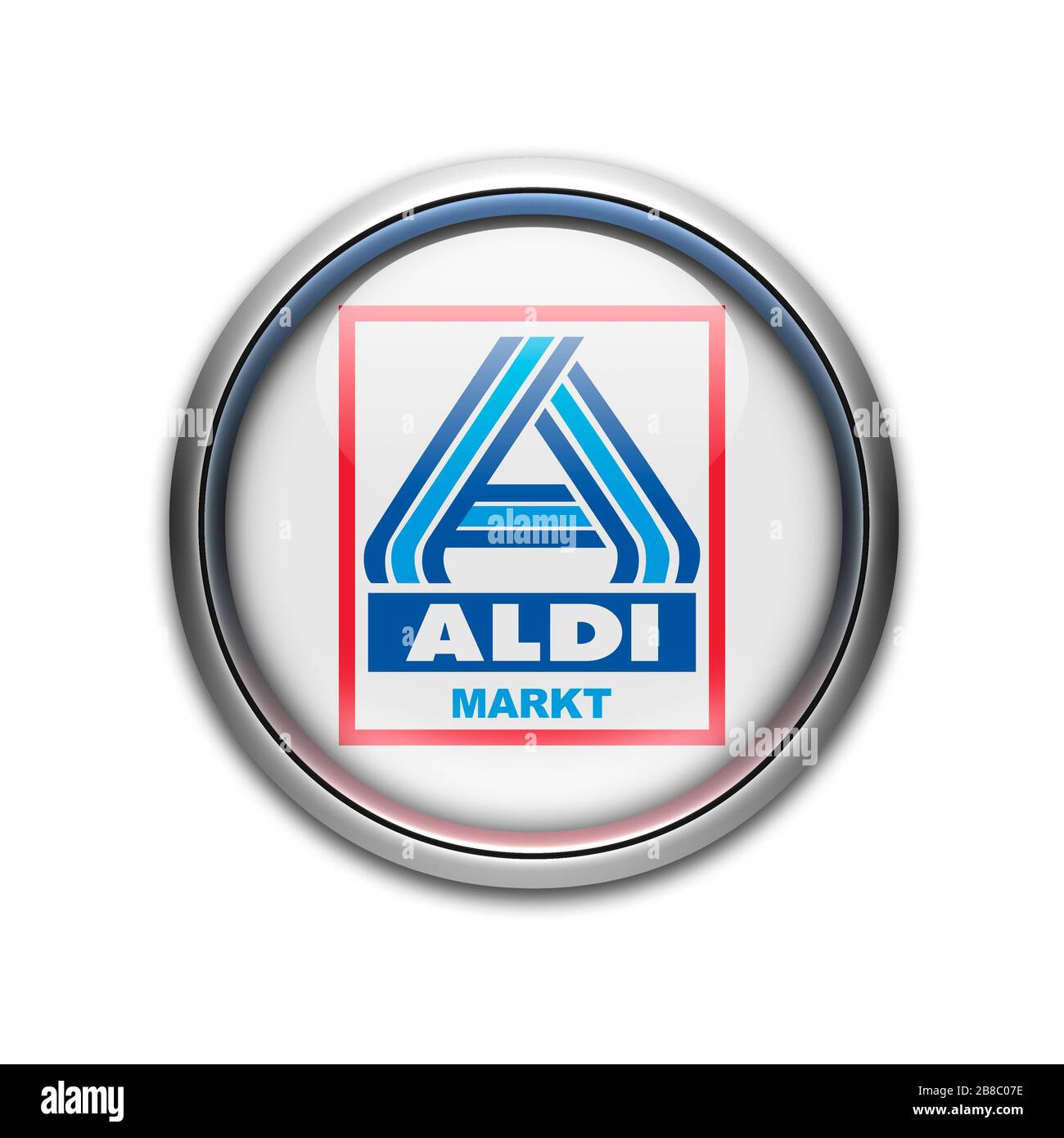 Aldi logo Stock Photo