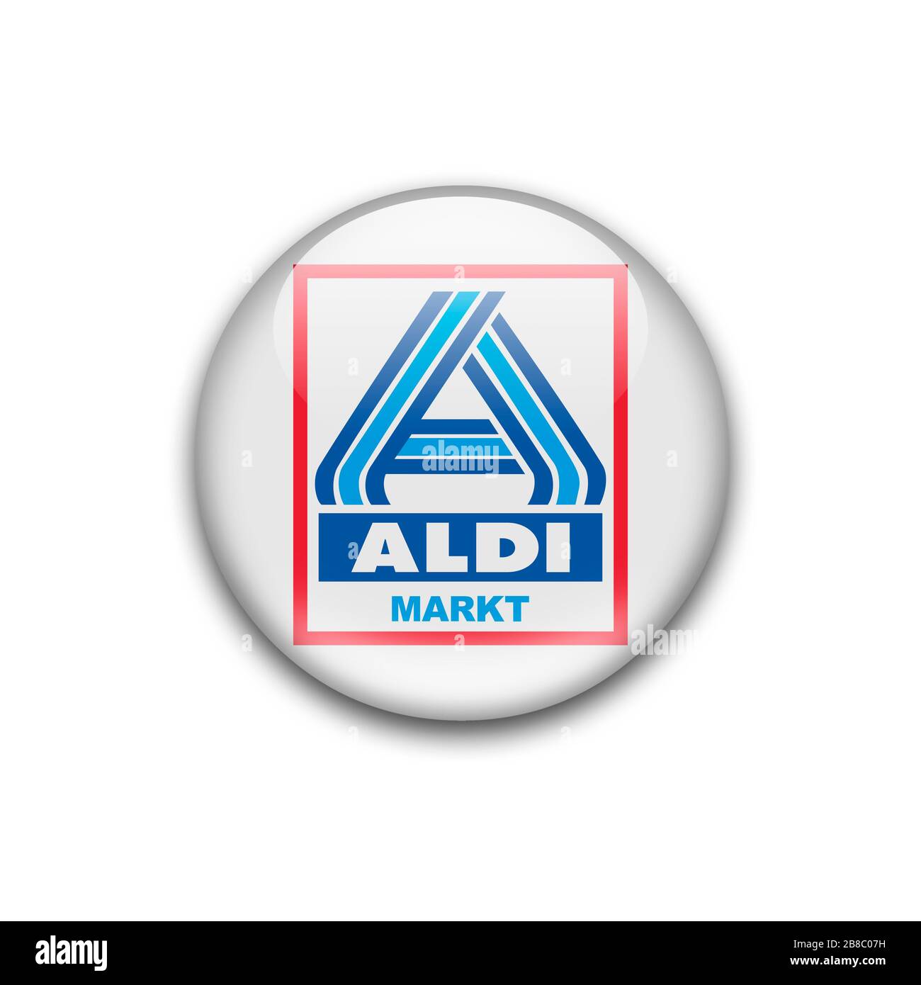 Aldi logo Stock Photo