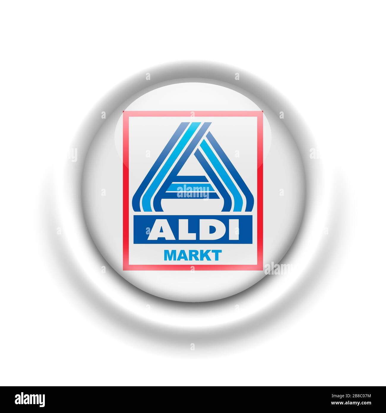 Aldi logo Stock Photo