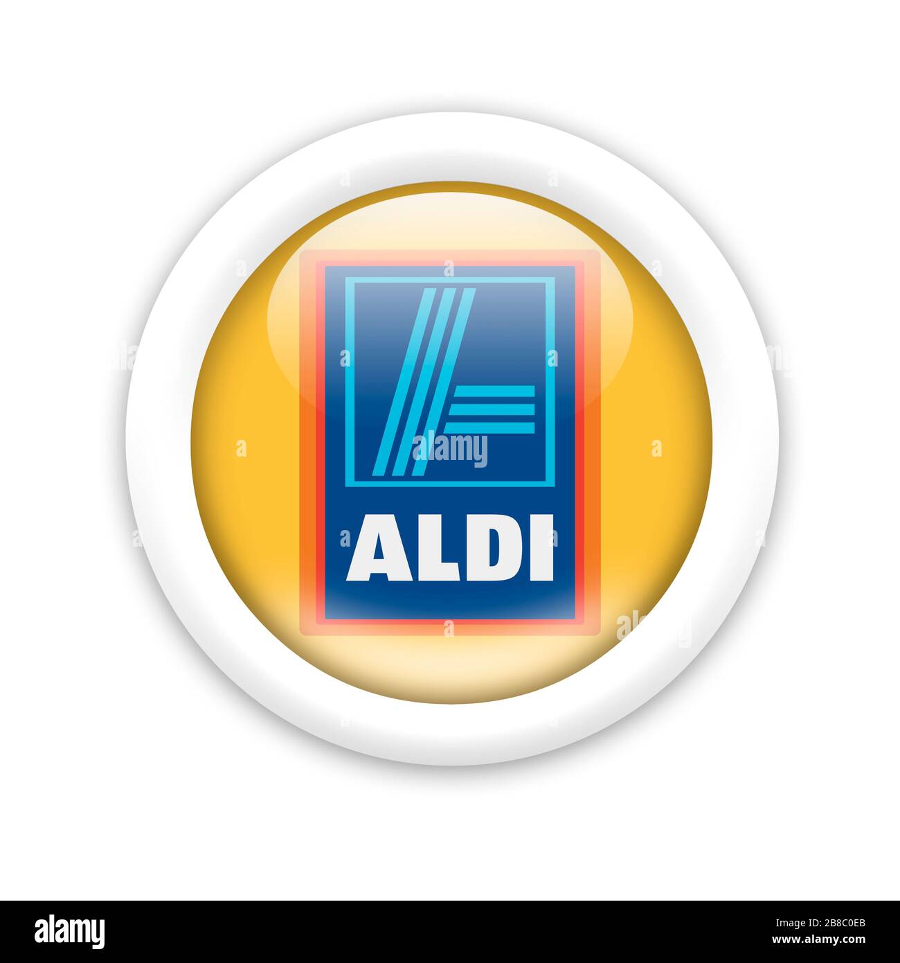 Aldi logo Stock Photo