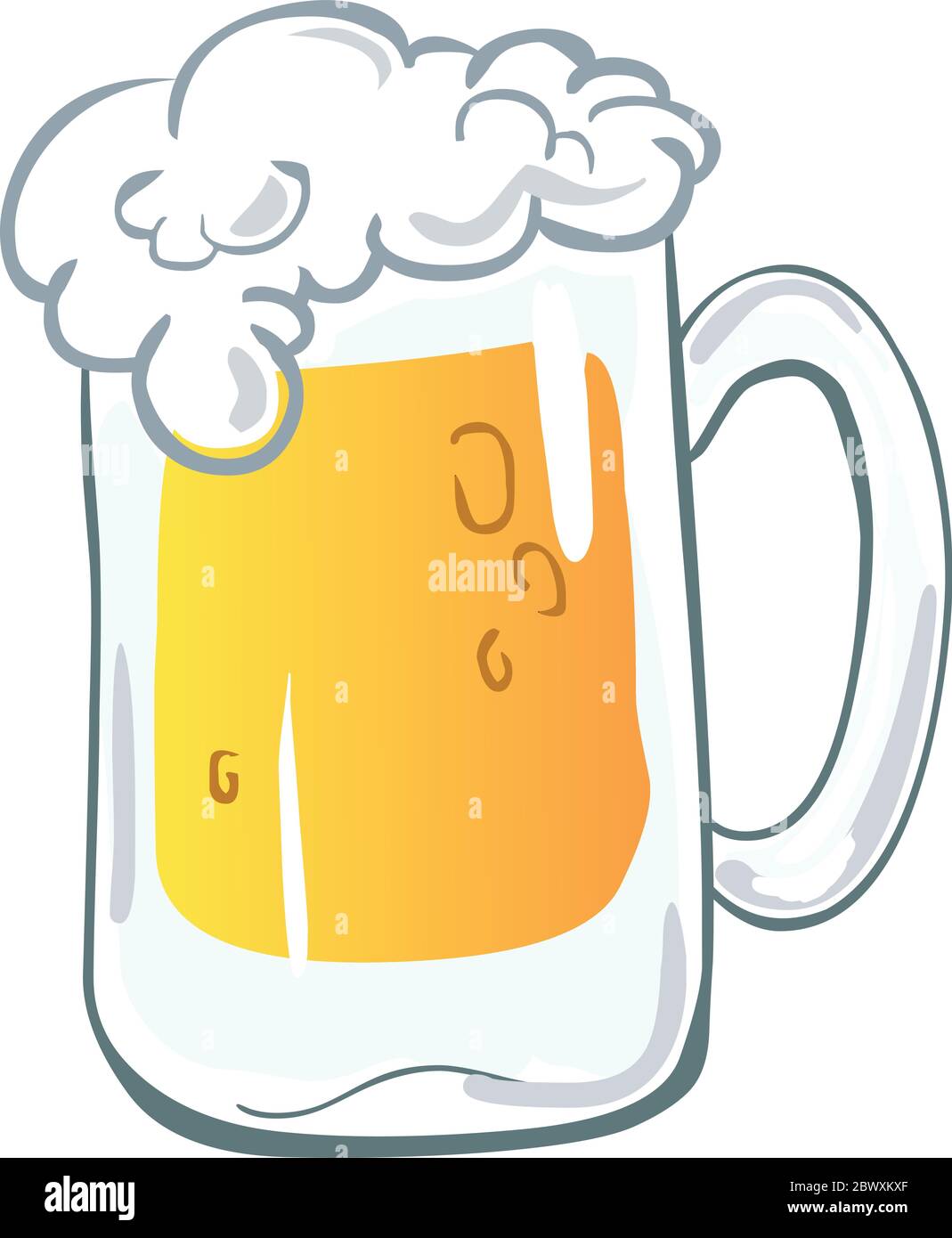 Beer mug Stock Vector