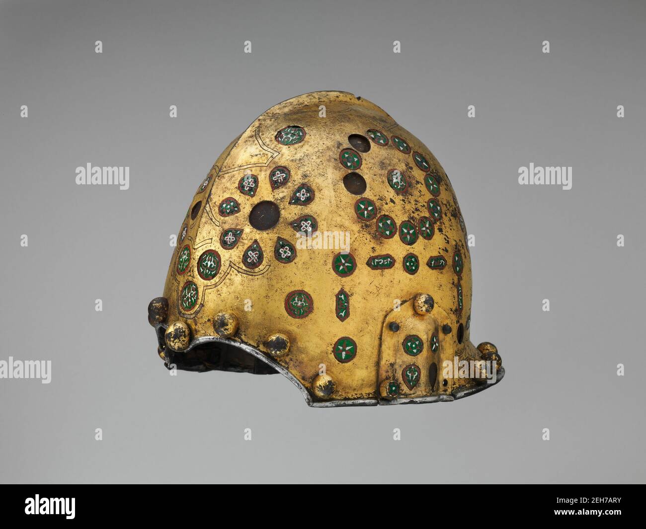 Helmet (Sallet), Spanish, possibly Granada, late 15th-early 16th century. Stock Photo