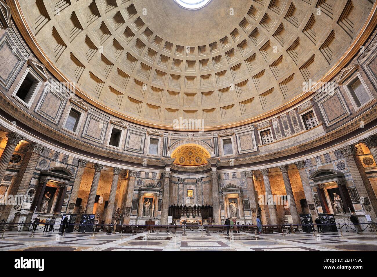 Italy, Rome, Pantheon interior Stock Photo