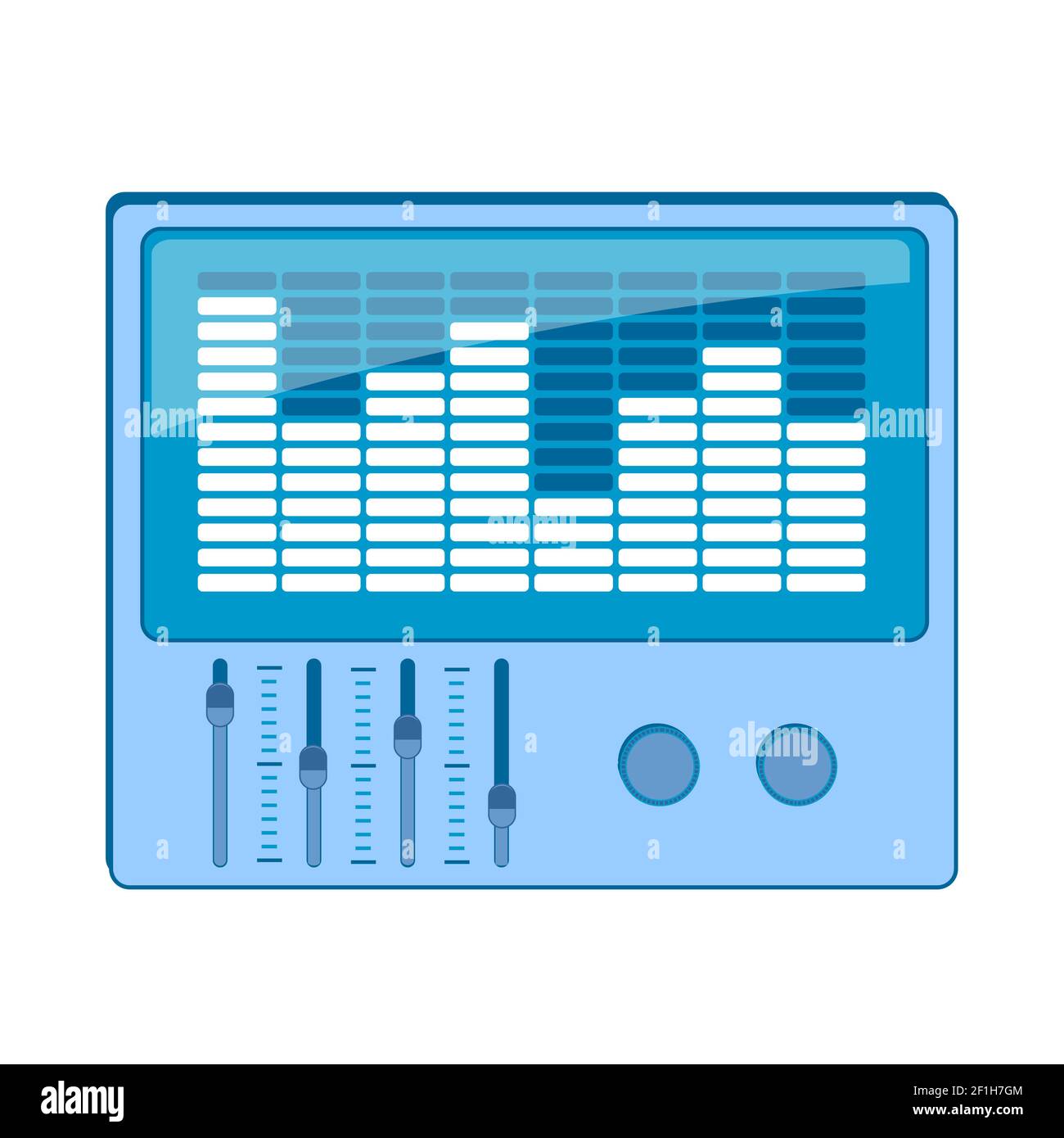 EQ, equalizer graphics Stock Photo