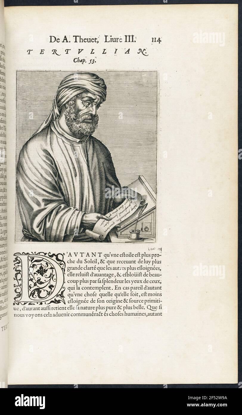 Tertullian Stock Photo