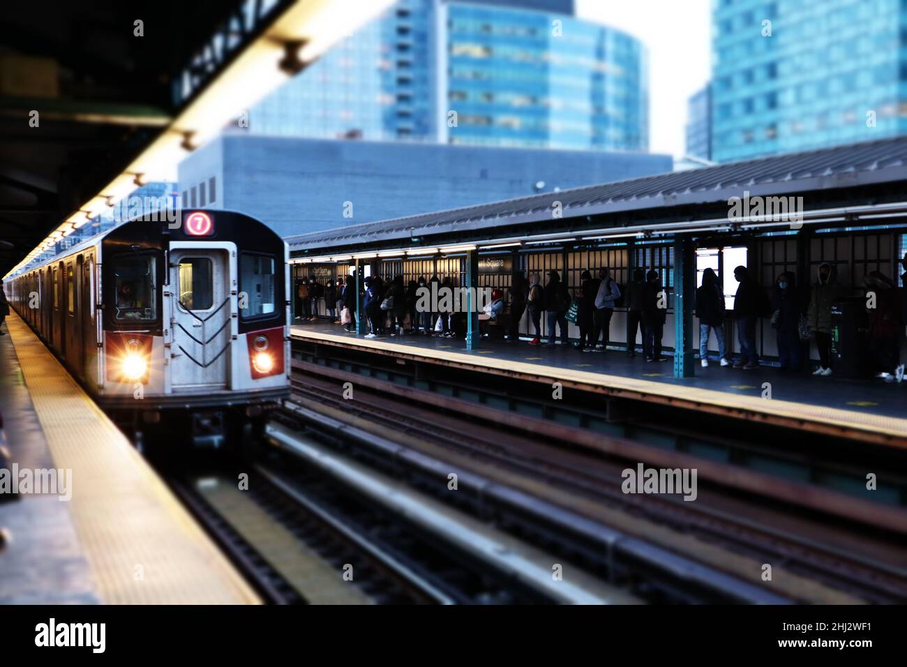 Train Station - New York Stock Photo