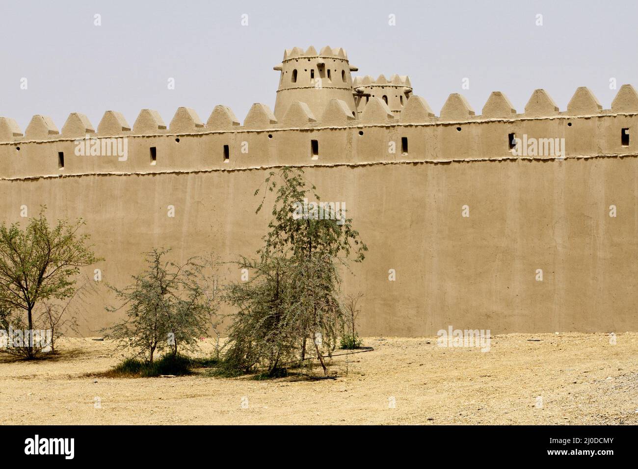 Abu Dhabi - Al-Jahili Fort. Stock Photo