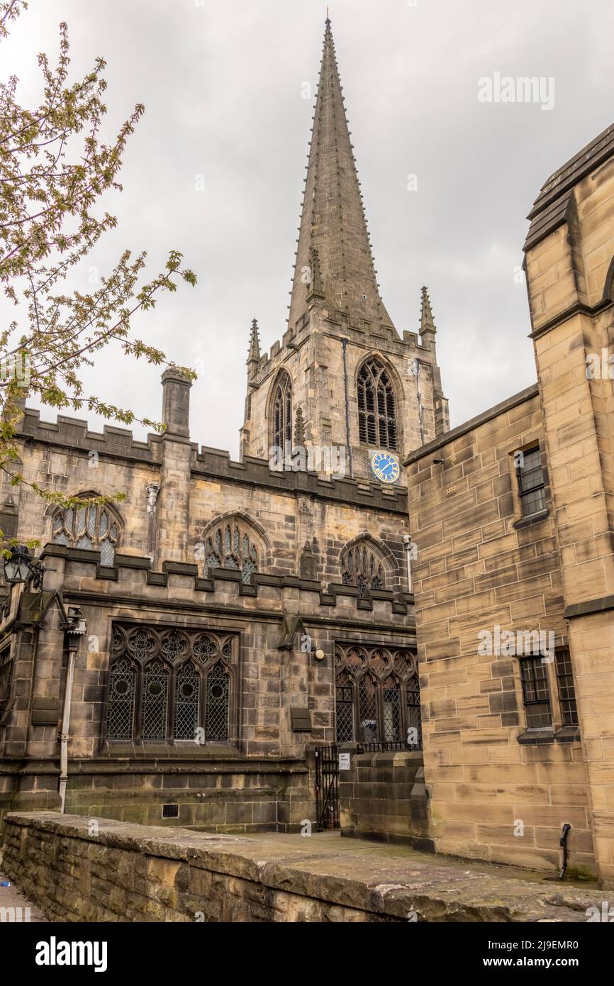 Sheffield Cathedral Exterior Stock Photo