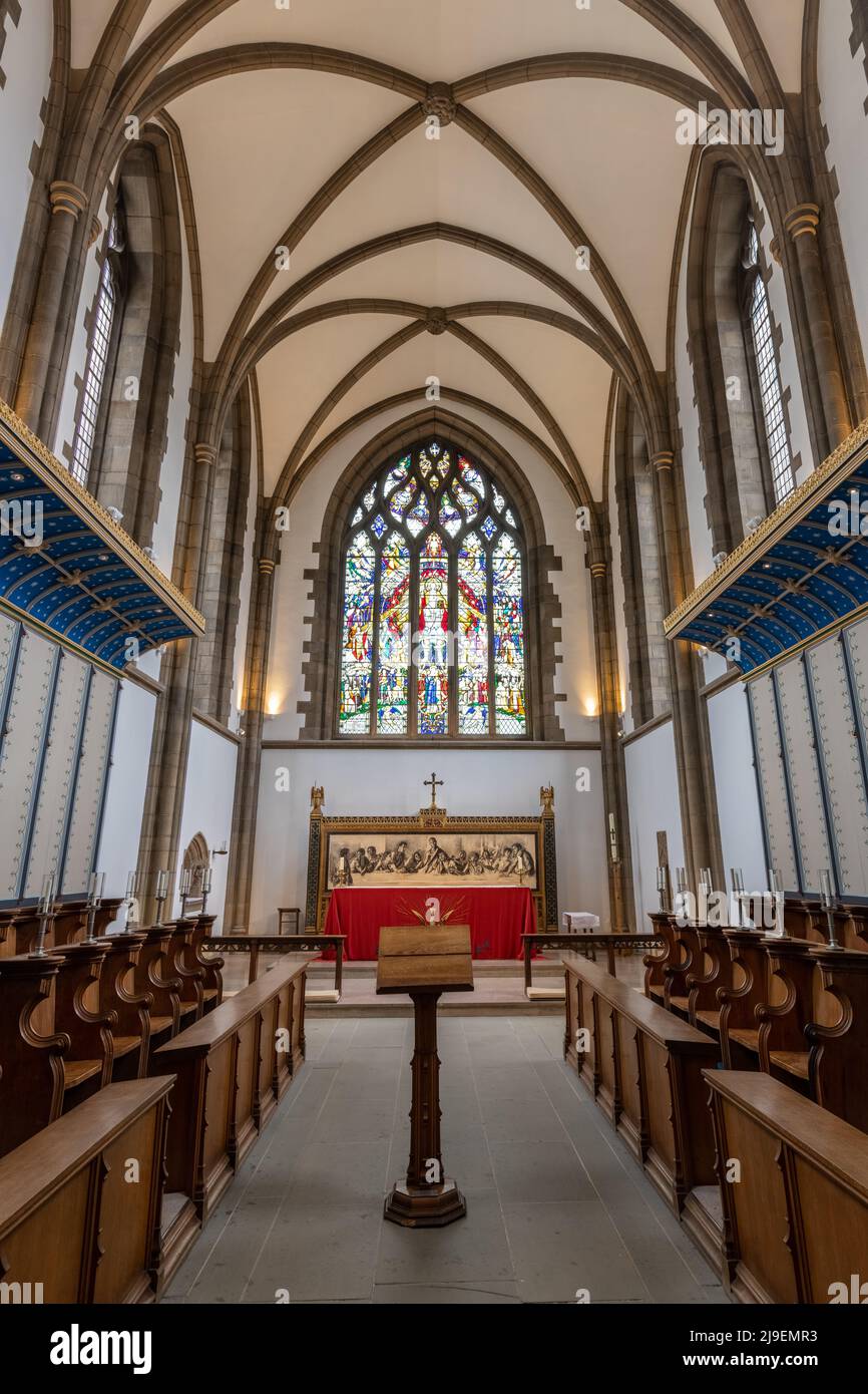 Sheffield Cathedral Interior Stock Photo