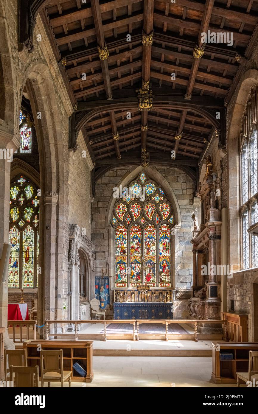 Sheffield Cathedral Interior Stock Photo