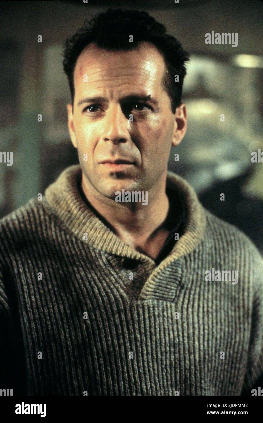 BRUCE WILLIS, DIE HARD 2, 1990 Stock Photo