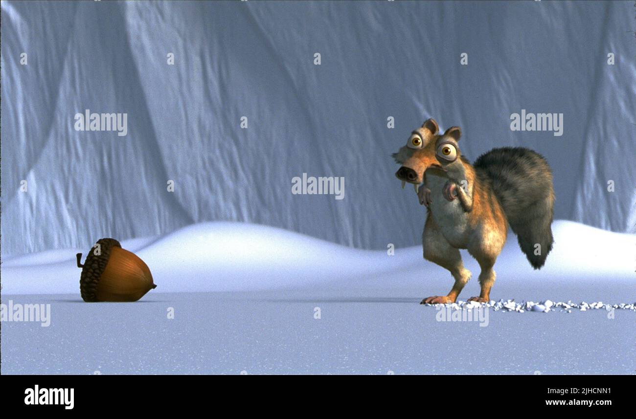 SCRAT, ICE AGE, 2002 Stock Photo