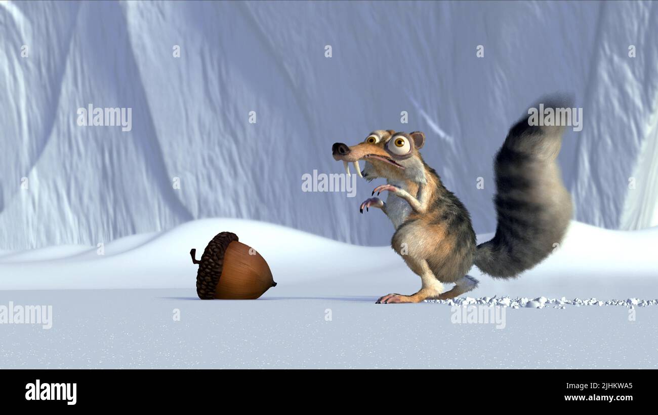 SCRAT, ICE AGE, 2002 Stock Photo